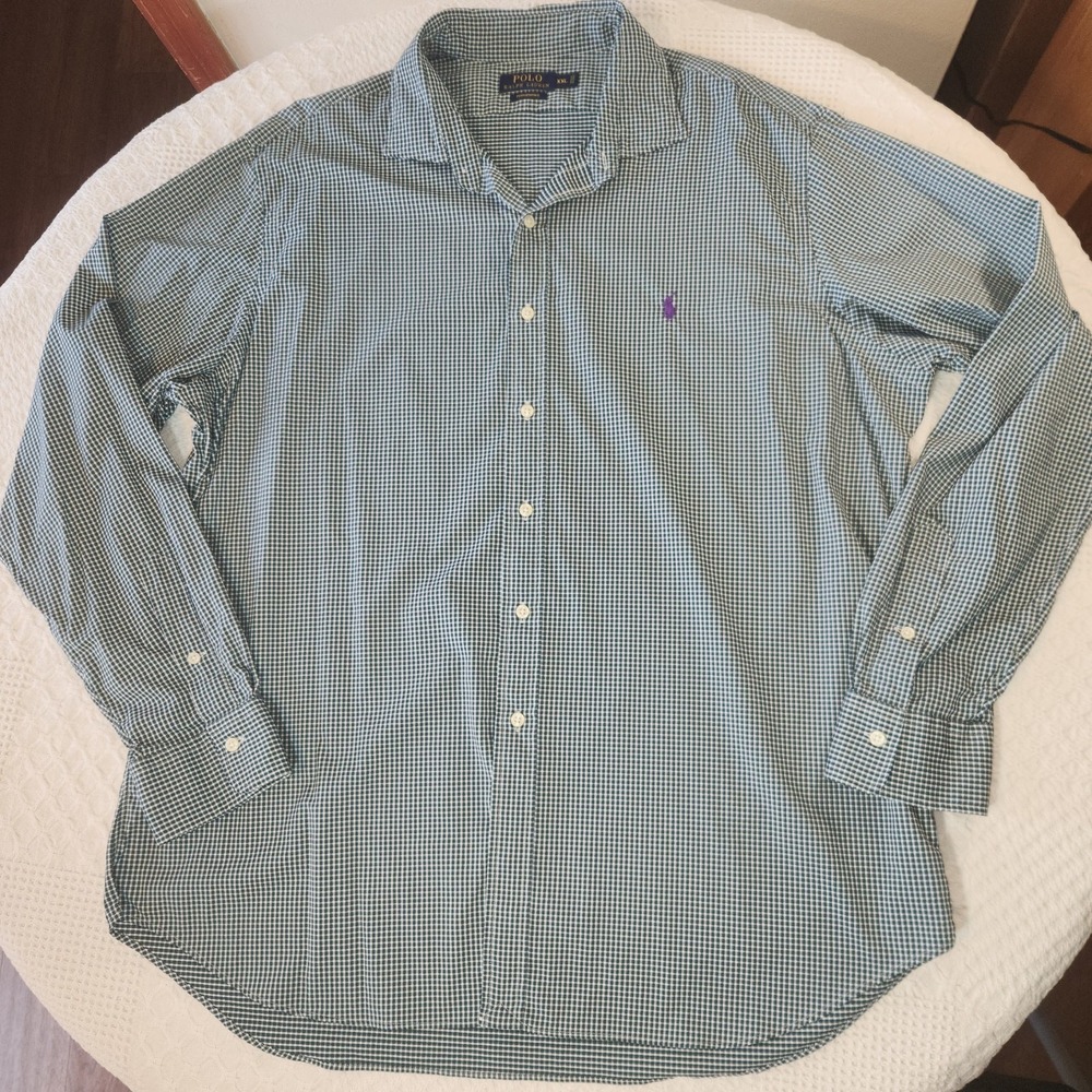 Polo Ralph Lauren Performance Button Down Shirt Mens XXL Stretch